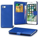 iPhone SE 2016 Case, (Not For 2020 /2022), iPhone 5S Case, iPhone 5 Case, Blue Book Wallet Pu Leather Case Cover For iPhone SE 5S 5 By iPro