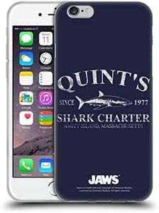 Head Case Designs Officially Licensed Jaws Quint's Shark Charter I Key Art Soft Gel Case Compatible with Apple iPhone 6 / iPhone 6s