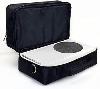 X-Box Series S Bolsa de viaje Estuche de transporte para X-Box Series S Consola Bolso de almacenamiento Impermeable a prueba de golpes Bolsa de hombro ajustable para controladores X-Box Series S Negro