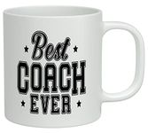 Shopagift Best Coach Ever White 10oz Novelty Gift Mug Cup