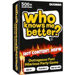 Card Games For Adults - Who Knows Me Better? NSFW Edition - Hilarious Party Game | Would You Rather? - Quiz Games For Adults Party