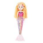 AURORA Sea Sparkles 13346 Mermaid Melody Plush, Pink, 18-inch