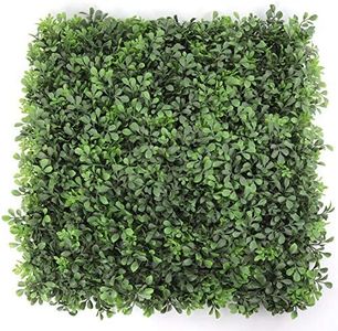 Larksilk 20" Boxwood Square - UV Rated Artificial Greenery Panel - Ideal for Both Outdoor & Indoor Use - Durable, Lifelike & Maintenance-Free Decoration for Home, Office, Garden, Event Backdrops