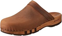 Woody Men's Harry Clogs, Tobacco, 10 US