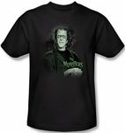 A&E Designs The Munsters T-Shirt Man of The House Herman Adult Black Tee Shirt, Medium