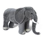 Melissa & Doug Giant Elephant - Lifelike Stuffed Animal (nearly a metre long)