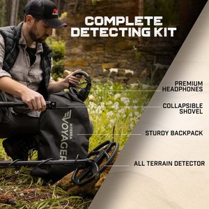 Minelab X-Terra Voyager Metal Detector – Lightweight Treasure Finder