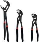 3PCS Groove Joint Pliers Set 7Inch 10Inch 12Inch, Fast Adjustable Channel Locks Plier Set Quick Release Water Pump Pliers Set V-Jaw Tongue for Gripping, Repair, Nuts, Bolts, Pipe