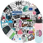 Programmer Sticker Pack 50pcs for Water Bottles Laptops Cars Skateboards Mens Cave Decorations