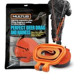 MULTUS: Deer Drag and Harness Hunting Gear Every Way to Drag a Deer in ONE Product Fast & Easy! Hunting accessories for deer hunting Gift