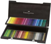 Faber-Castell Art & Graphic Polychromos Colour Pencil, Multicoloured, Wooden Case Of 120, For Art, Craft, Drawing, Sketching, Home, School, University, Colouring