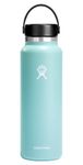 Hydro Flask 40 oz Wide Mouth with Flex Cap Stainless Steel Reusable Water Bottle Dew - Vacuum Insulated, Dishwasher Safe, BPA-Free, Non-Toxic