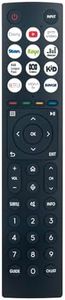 ERF3K86 Replace Voice Remote Control fit for Hisense VIDAA Smart TV 55U7HAU 65U7HAU 75U7HAU 85U7HAU 65U9HAU 75U9HAU 65X8HAU 55X8HAU 55U8HAU 65U8HAU 75U8HAU 65X9HAU 65A65GAVT 55E83GAVT