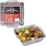 Navaris Stainless Steel BBQ Grill B