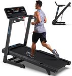 WELLFIT Treadmill with 15% Auto Incline, Foldable Heavy Duty Treadmill