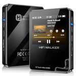 HIFI WALKER H2 Touch, Hi Res MP3 Player with Bluetooth, 2.4” HD Touch Screen, Digital Audio Player, DSD Lossless FLAC Player, Bluetooth Music Player with 64GB Memory Card, Support Up to 512GB