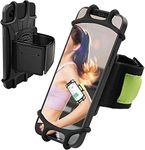 Vashly Running Armband Phone Holder,360°Rotatable Running Forearm Arm Wristband for Jogging Workouts iPhone 15 14 13 12 11Mini Pro Max XS XR X 8 Plus&Samsung Galaxy S10 S9 S8 Run Tie Series(4.7-7.2in)