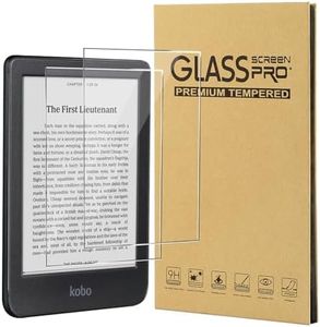 CONAPIKA Screen Protector for Kobo Clara BW/Clara Colour 6 Inch, 9H Hardness, Anti-Scratch, Anti-Bubble, Tempered Glass Screen Protector, 2.5D HD, High Sensitivity, Anti-Fingerprint, Pack of 2