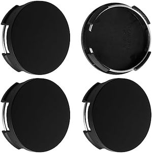 2.5Inch 63MM Wheel Center Caps for Toyota Corolla Camry Highlander RAV4 Rim Hub Caps, Pack of 4 (Matte Black, Outer 63MM, Inner 61MM, Easy DIY Installation)