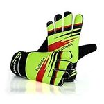 WARRIOR - Junior Football Goalkeeper Gloves For Boys kids children adult Soccer Goalie Gloves Protection Super Grip Palms (2 - Suitable for 4-5 Years Old)