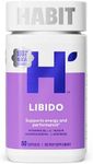 Habit Libido Supplement (60 Capsules) - New Look, Natural Aphrodisiac Blend with Maca, Ashwagandha L-Arginine, Supports Energy and Performance, Vegan, Non-GMO (1 Pack)