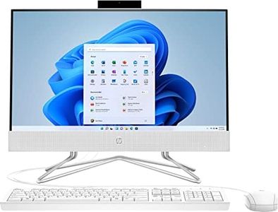 HP 2023 Newest All-in-One Desktop, 21.5" FHD Display, Intel Celeron J4025 Processor, 16GB RAM, 512GB SSD, Intel UHD Graphics 600, Wi-Fi, Bluetooth, Wired Keyboard & Mouse, Windows 11 Home in S Mode