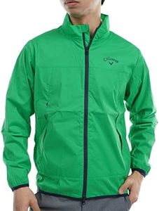 Callaway C23115100 Men's Full Zip Blouson (Stretchable, Water Repellent, Mesh Lining), Golf Outerwear, 1140_Green, L