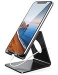 Lamicall Phone Stand, Phone Dock - Universal Stand, Cradle, Holder, Dock Compatible with iPhone 15 14 Pro Max Plus, 13 12 Pro Max Mini, 11 Pro Xs XR X 8 7 6s, HUAWEI, Samsung S23, Smartphones - Black