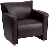 Flash Furniture HERCULES Majesty Series Brown LeatherSoft Chair