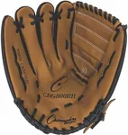 Champion Sports 11" Physical Ed. Glove - Soft Leather Front and Nylon Mesh Back for Comfort Grip | Adjustable Strap with Velcro® Closure | Double Bar Open Web | Age: Elementary | Right-Handed Glove