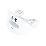 Under Armour Air Lip Guard for Football, Full Mouth Protection, Compatible with Braces, Instant Fit,White