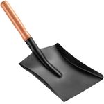 Hardys Coal Shovel - Small Hand Shovel with Detachable Wooden Handle, Metal Ash Shovel for Fireplace and Garden BBQ, Durable Alloy Steel Garden Shovel - Rust-Resistant - 20x45x16cm