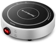 Longway Rapido IC 2000 W Induction Cooktop (Black, Touch Panel)