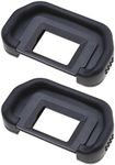 EMSea 2PCS Camera Viewfinder Protector Eyecup Eyepiece Replacement Compatible with Canon EOS 6D 5D 5D MarkII 80D 70D 60D 50D 40D 30D 20Da 20D 10D D60 D30 A2E