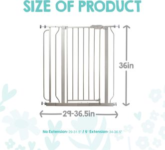 Regalo Extra Tall Baby Gate – Safety Gate for Doorways and Stairs