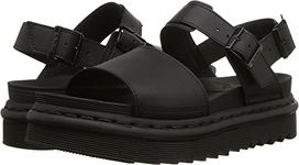 Dr. Martens Women's Voss Sling Back Sandals, Black Black Hydro Leather 001,4UK