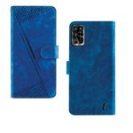 Pinaaki Enterprises Lava Yuva 3 Pro Flip Cover | with Built in RFID Blocking Material | Card Pockets Wallet & Stand | Flip Cover for Lava Yuva 3 Pro - Royal Blue