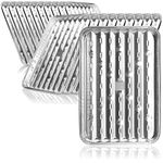 com-four® 20x grill bowl, disposable bowls made of aluminum, aluminum grill pan for grilling, cooking and baking, drip tray for oven, grill and BBQ