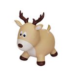 FARM HOPPERS Wildlife Hopper Toy - Award Winning Ride On Bouncy Animal Inflatable for Children and Toddlers, BPA, Latex Free Plastic, Plus Hand Pump