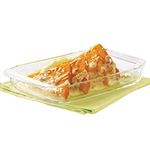 Borosil Glass Baking Dish, 2.2L, Transparent