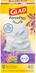 Glad OdorShield Tall Kitchen Drawstring Trash Bags - Febreze Mediterranean Lavender - 13 Gallon - 40 Count