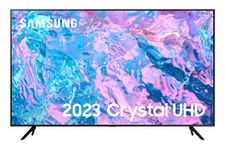 Samsung 55 Inch CU71A0 4K UHD HDR Smart TV (2023) - Ultra High Definition Smart TV With Gaming Hub, Smart TV Streaming, Crystal 4K Processor, Object Tracking Sound, PurColour & App Connect