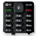 SPSALES Rubber Keypad | Home Button Compatible with Reliance Jio F320 | F320B - Black