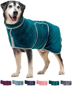 Lucky Paws® UK Dog Drying Coat - Double-Layer Dog Drying Robe for Faster Drying in Minutes, Super Absorbent Dog Towel & Ultra Soft Dog Dressing Gown in One Luxurious Dog Towel Robe (XL, Teal)