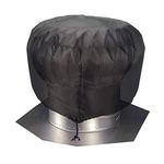 Turbine Roof Vent Cover, Heavy Duty Turbine Ventilator Protector Shield, Waterproof 1680D Oxford Fabric, Adjustable Drawstring Design, Year Around Protection for Your Roof Vent (S: 12"x17.5")