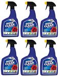 6 x Rose Clear Ultra Gun Trigger 3 In 1 Rose Bug Killer fugus Control - 1 Litre
