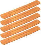 Boao 5 Pieces Incense Sticks Holder Incense Burner Ash Catcher, 9.06 Inches Long Yellow Brown