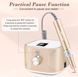 Kredioo 35,000RPM Nail Drill – Gold Electric Manicure Tool