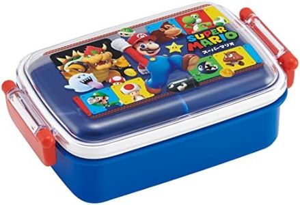 Skater RBF3ANAG-A Lunch Box, 15.9 fl oz (450 ml), Super Mario, 23, Antibacterial, for Kids, Made in Japan