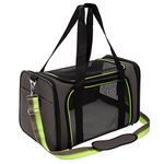 Aivituvin Dog Carrier Airline Approved Pet Carrier, Dog Carriers for Small Dogs Medium Dogs, Small Cat Carriers Small Pet Carriers, Collapsible Pet Travel Carrier, Pet Carrier for Dog, Green